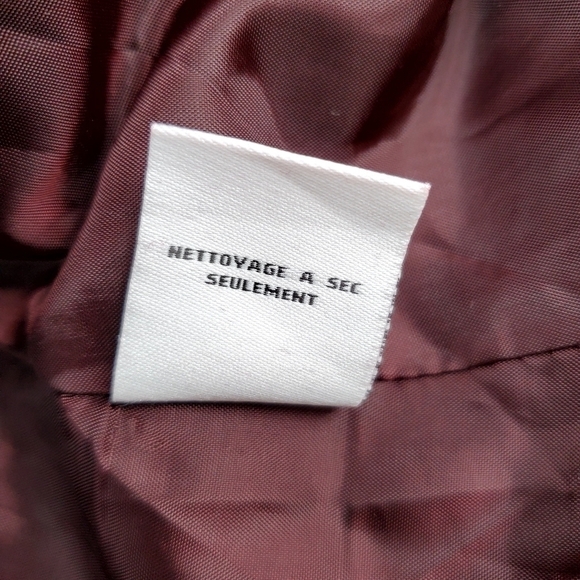 Urban Outfitters Kimchi Blue Wool Blend Burgundy Open Back Dress - Picture 10 of 10